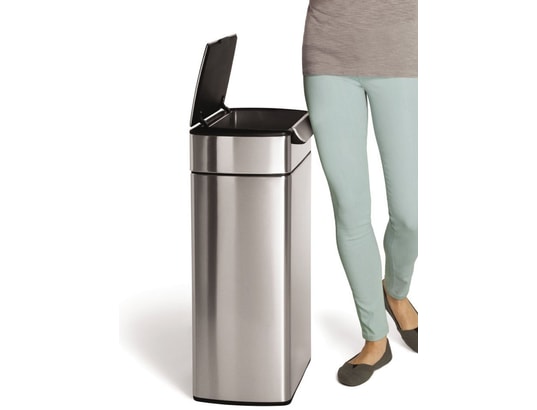 SIMPLEHUMAN - Poubelle Touch CW2014 40 litres inox brossé