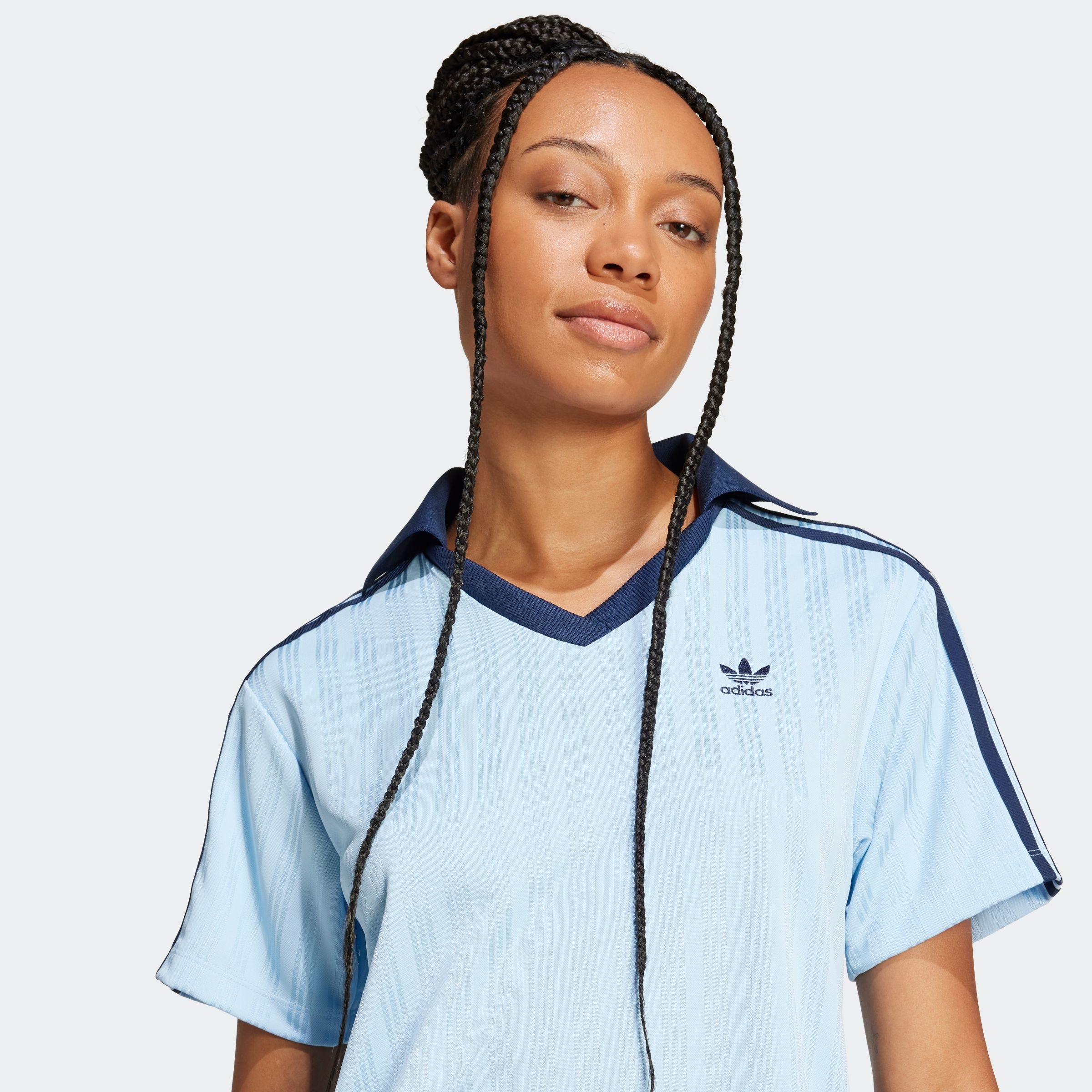 adidas Originals Shirtkleid »V-NECK SS DRESS« 1 Stk. tlg.