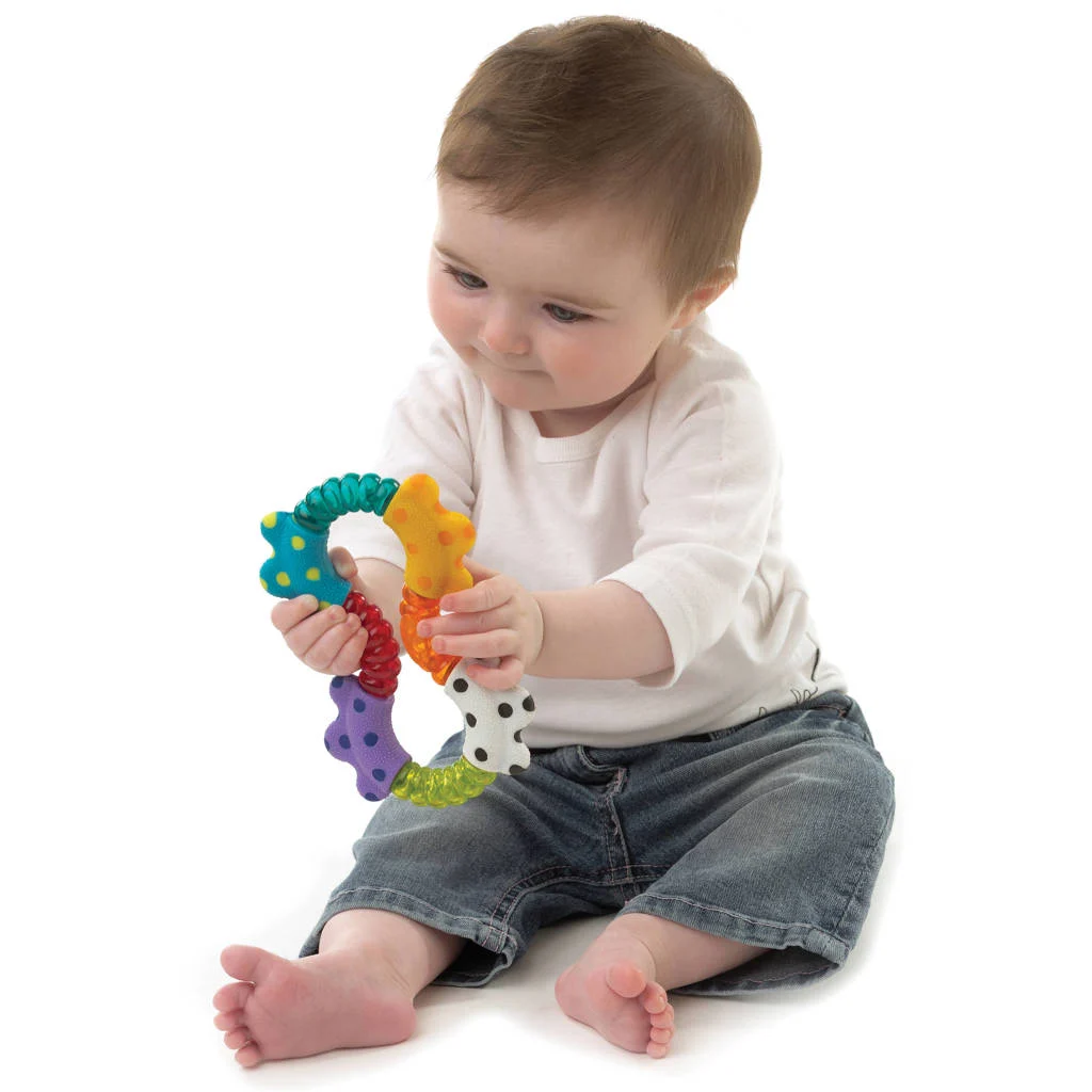 PLAYGRO Klik en draai rammelaar