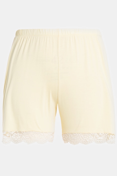 Shorty, kurzer Zweiteiler, Spitze, Top, Shorts