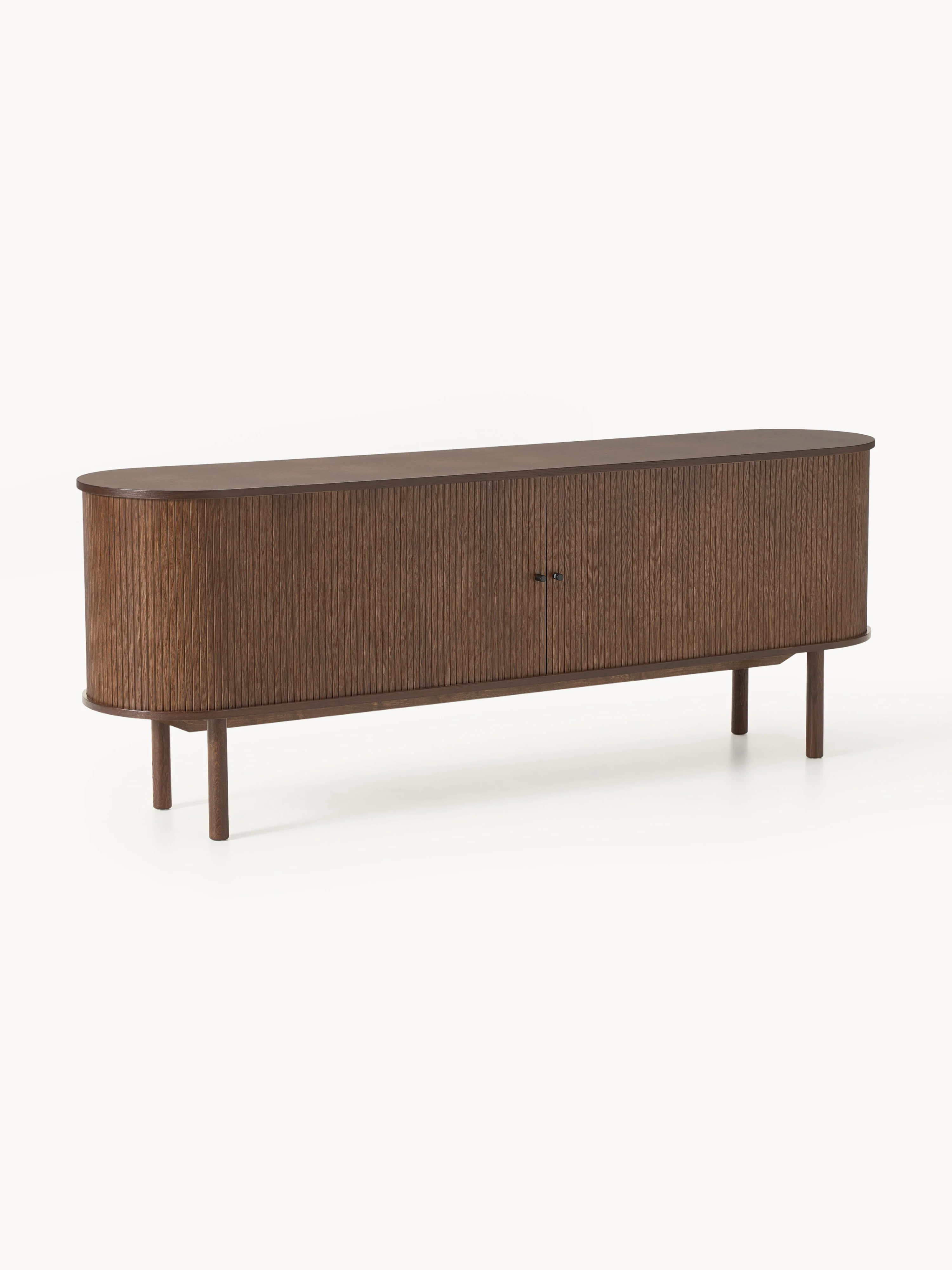 XL-dressoir Calary met geribde voorzijde