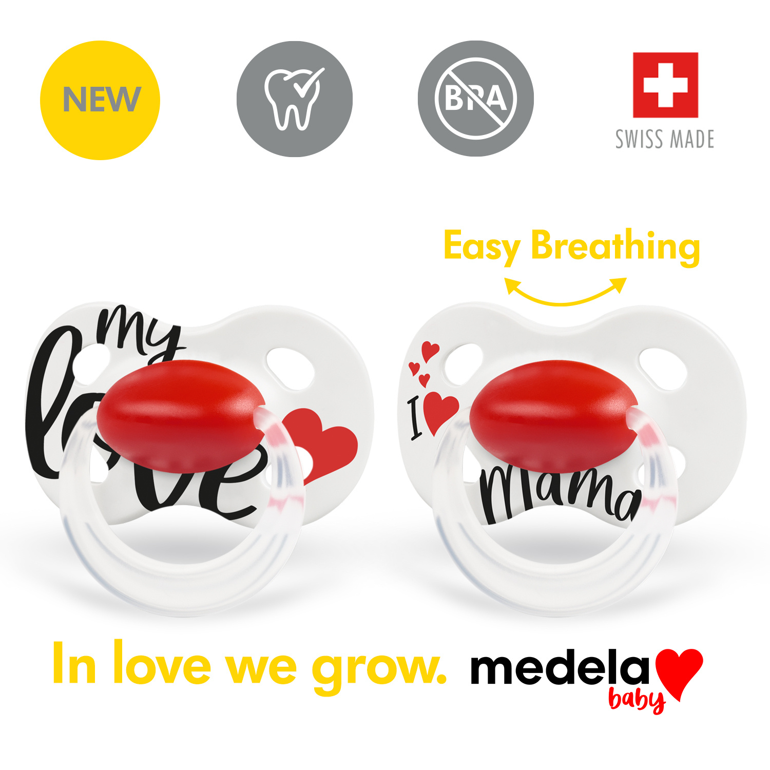 MEDELA Baby Nuggi Original 6-18 Signature Love 2 Stk