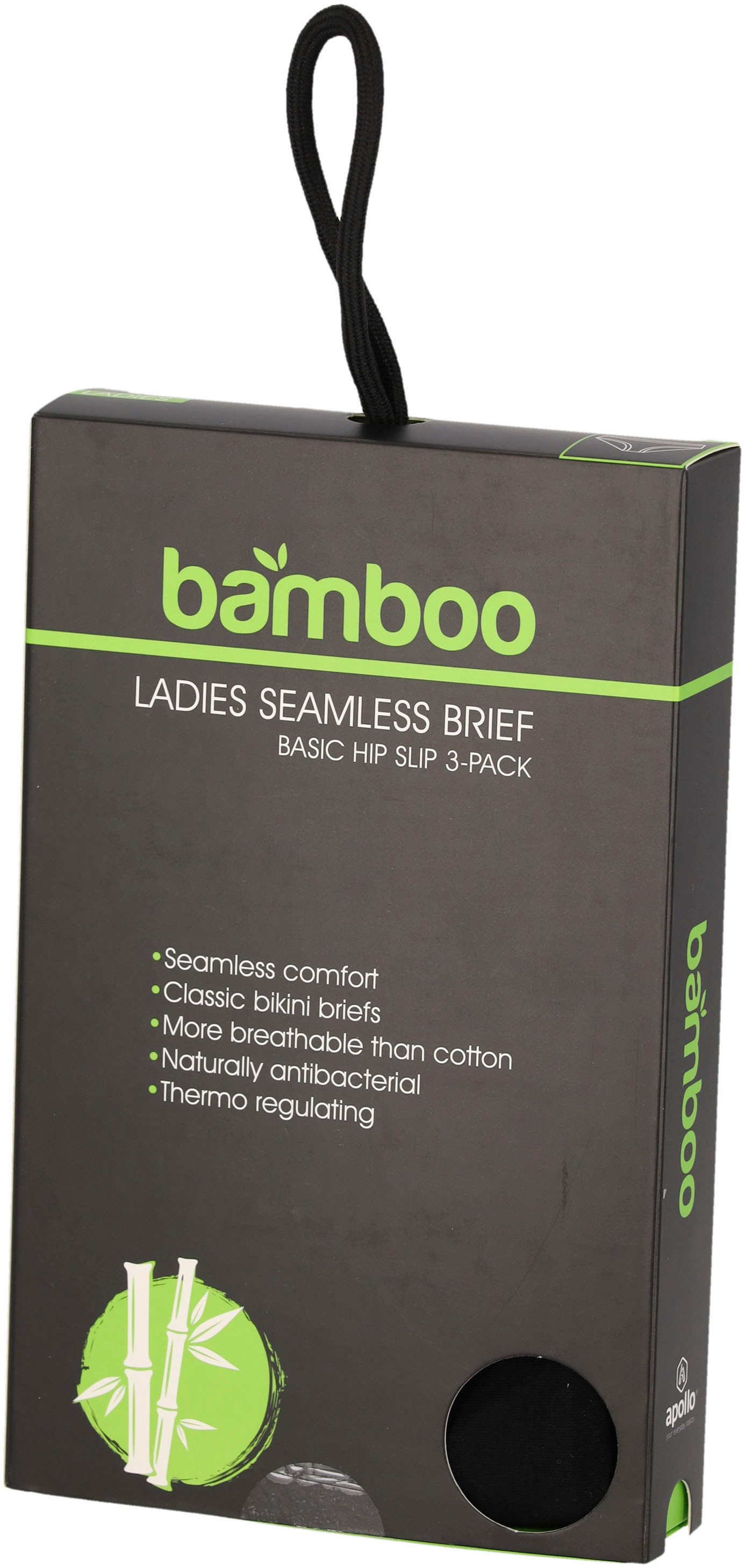 Apollo Hipster , Seamless Bambus Taillen / Huft Slip, weich und bequem!