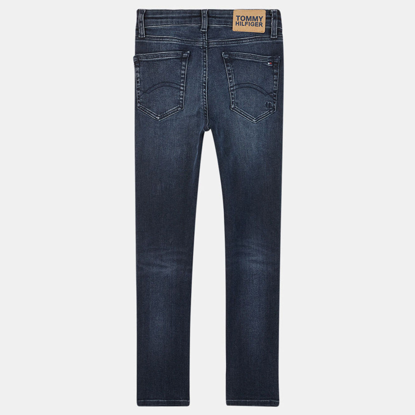 Tommy Hilfiger Jean en Coton stretch Slim Simon bleu foncé