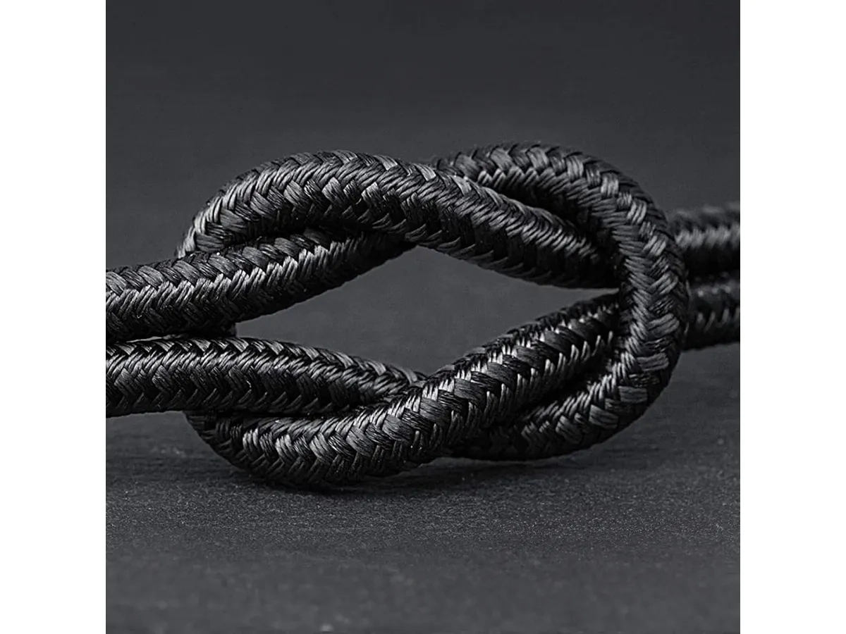 (2m) 100W MagStack Pro USB C auf USB C Magnet Nylon Ladekabel Power Delivery Datenkabel (PUP-0550-6FT-CC) - Schwarz