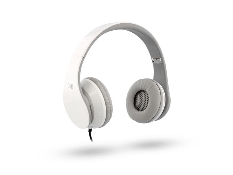 T'nB On-Ear-Kopfhörer Stream Weiss Faltbarer On-Ear Kopfhörer