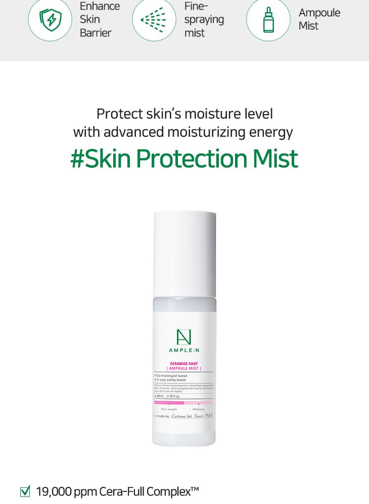 AMPLE: N - Ceramide Shot Ampoule Mist