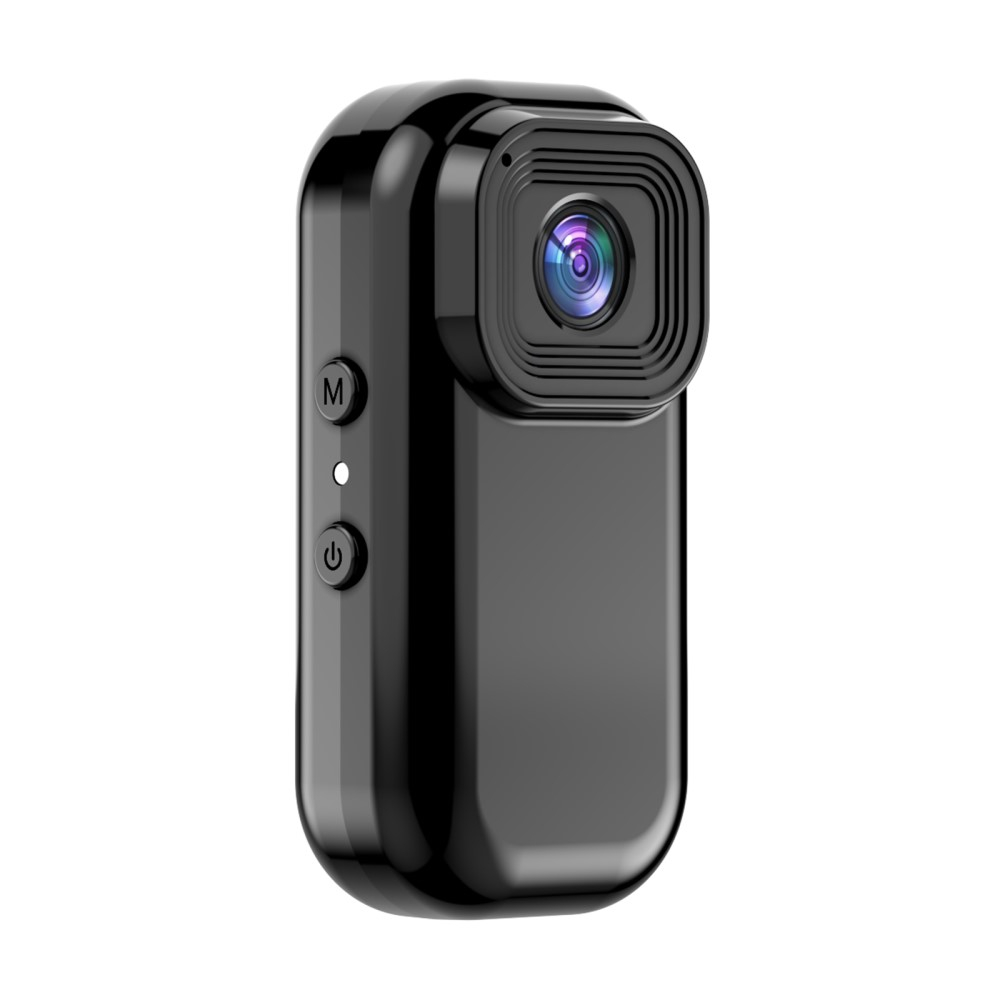 Mini Sport-Kamera Full HD 1080p mit Akku (500mAh)   Micro SD Kartenslot (5.5 x 3cm) - Schwarz