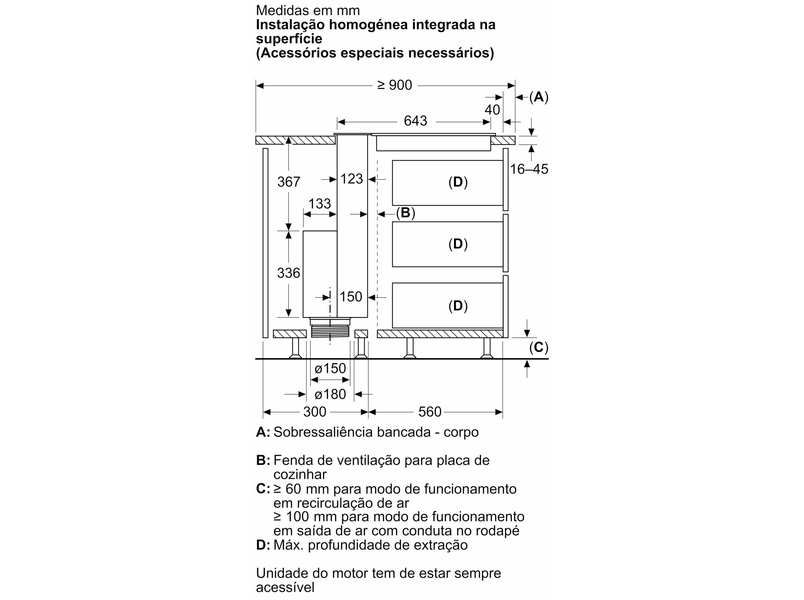 EXAUSTOR ENCASTRE SIEMENS LD98WMM60 A 456M3/H 90CM