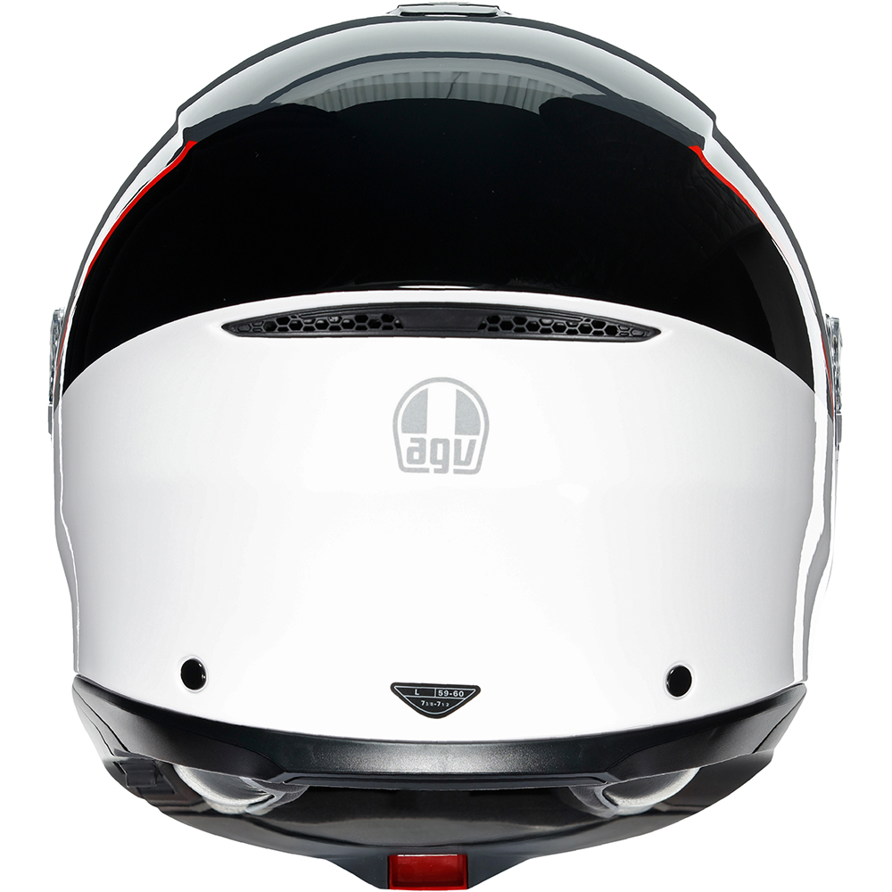 AGV - Casque Tourmodular Balance Blanc / Gris / Rouge