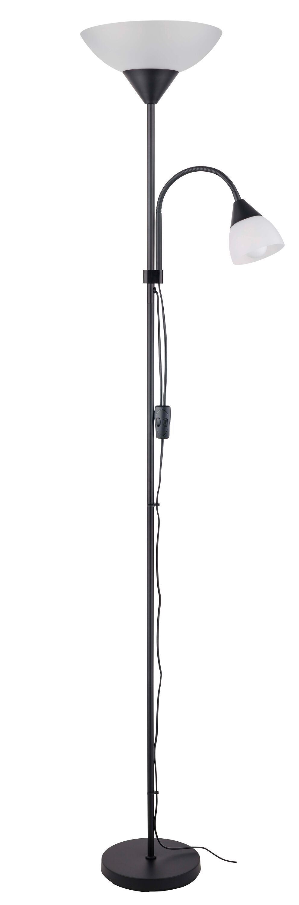 TONI II Stehleuchte - Schwarz / B: 28.0 cm x T: 23.0 cm x H: 180.0 cm