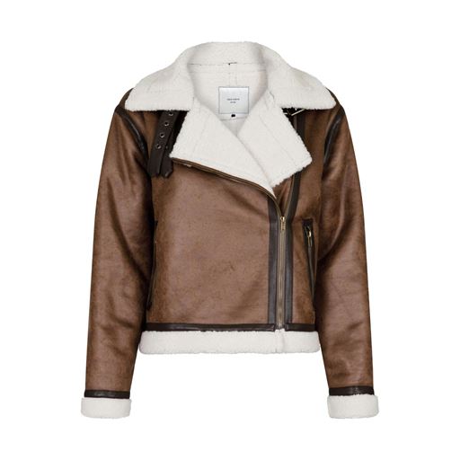 Neo Noir Sadie Teddy Jakke, Brown, 36