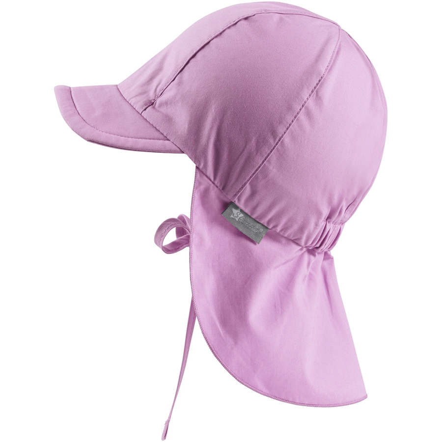 Sterntaler Schirmmütze mit Nackenschutz blütenrosa