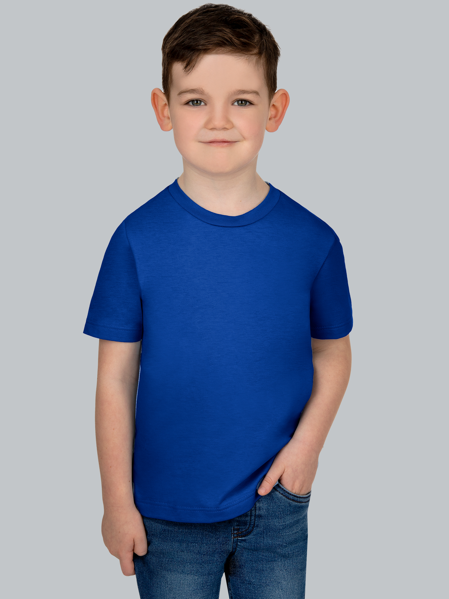 T-Shirt aus 100% Baumwolle Royal