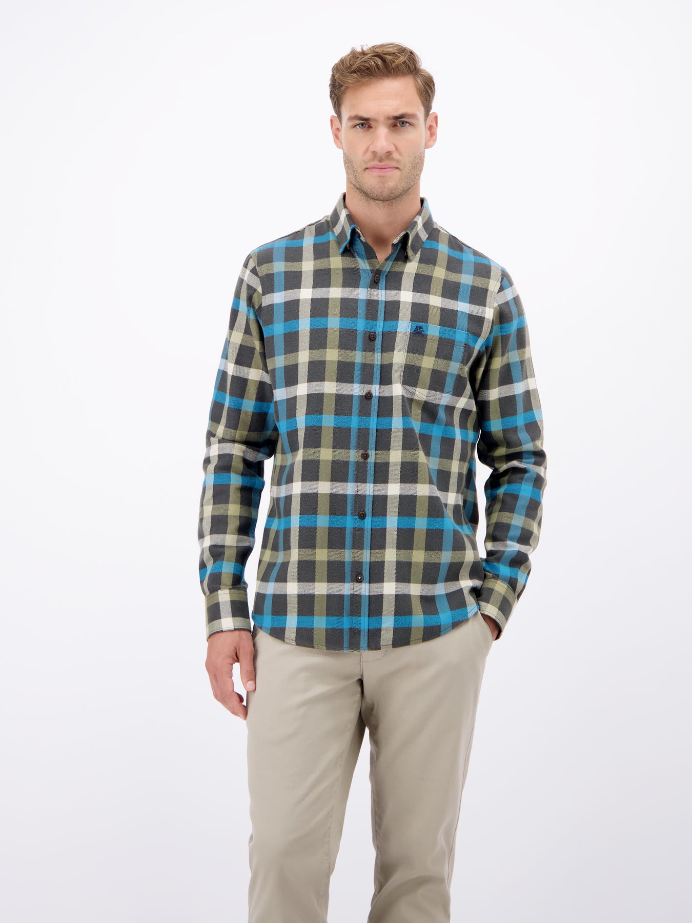 Stylisches Flannelhemd, klassisch kariert