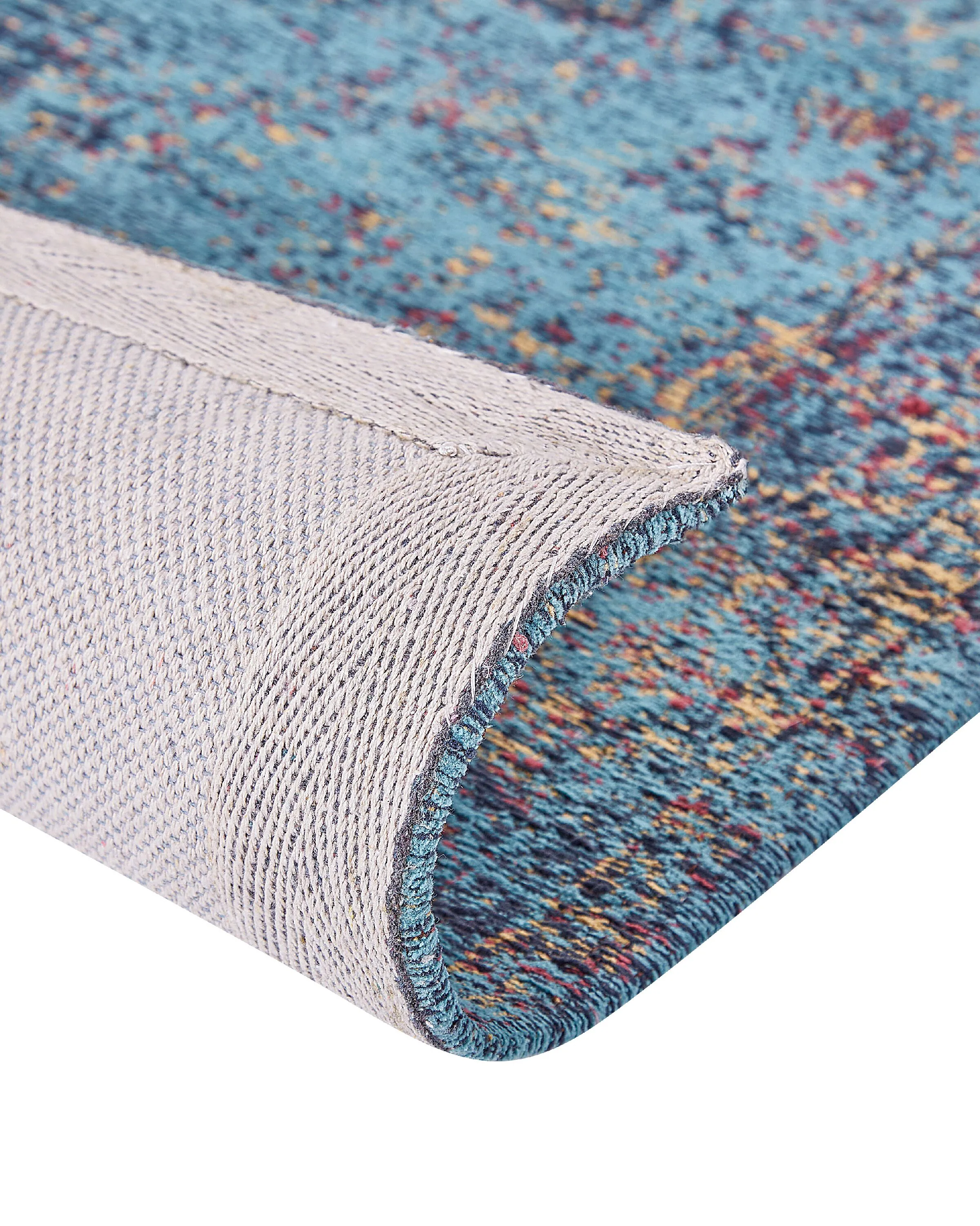 Vloerkleed KANSU Blauw 160 x 230 cm Katoen