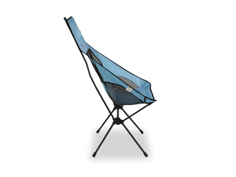Trekony Campingstuhl Hoch Hellblau Stahl Campingstuhl