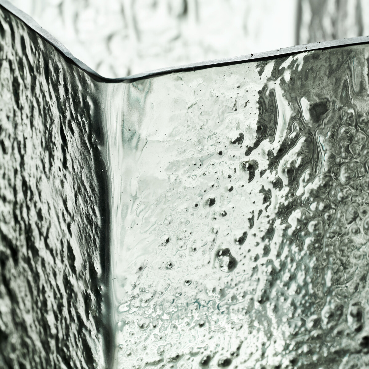 House Doctor - Vase - Square - Glas - Lyseblå - 18 CM
