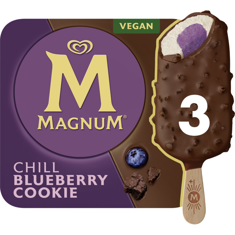 Magnum Chill blueberry cookie