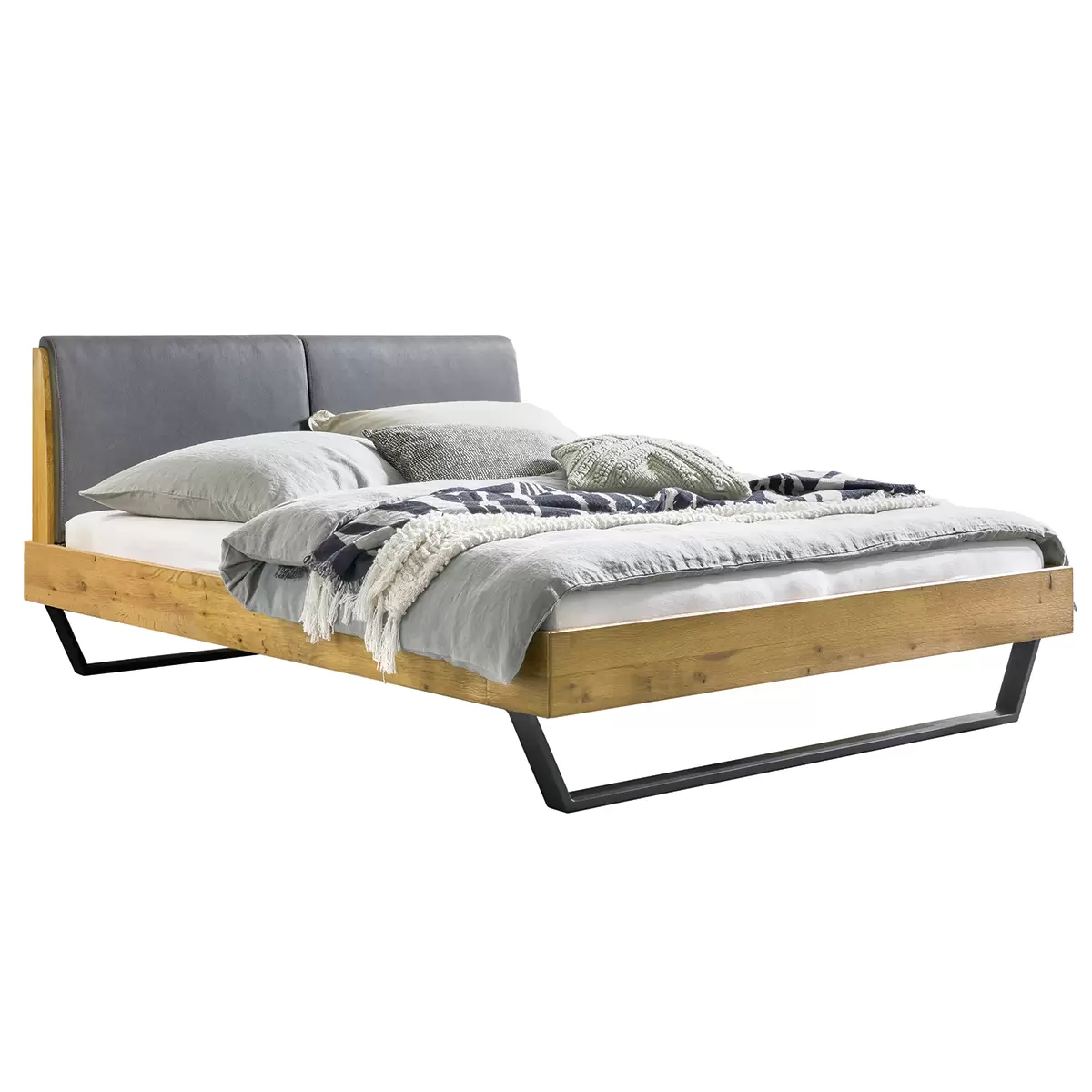 Hasena Bett Pietro 180 x 200 braun,anthrazit