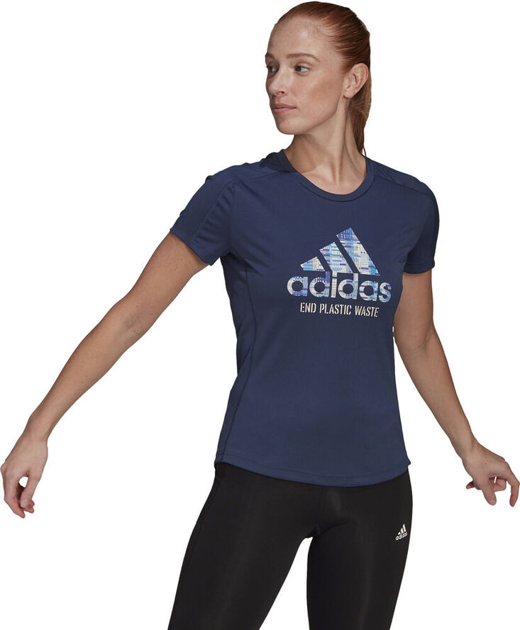 adidas Run for the Oceans Graphic T-shirt Blå