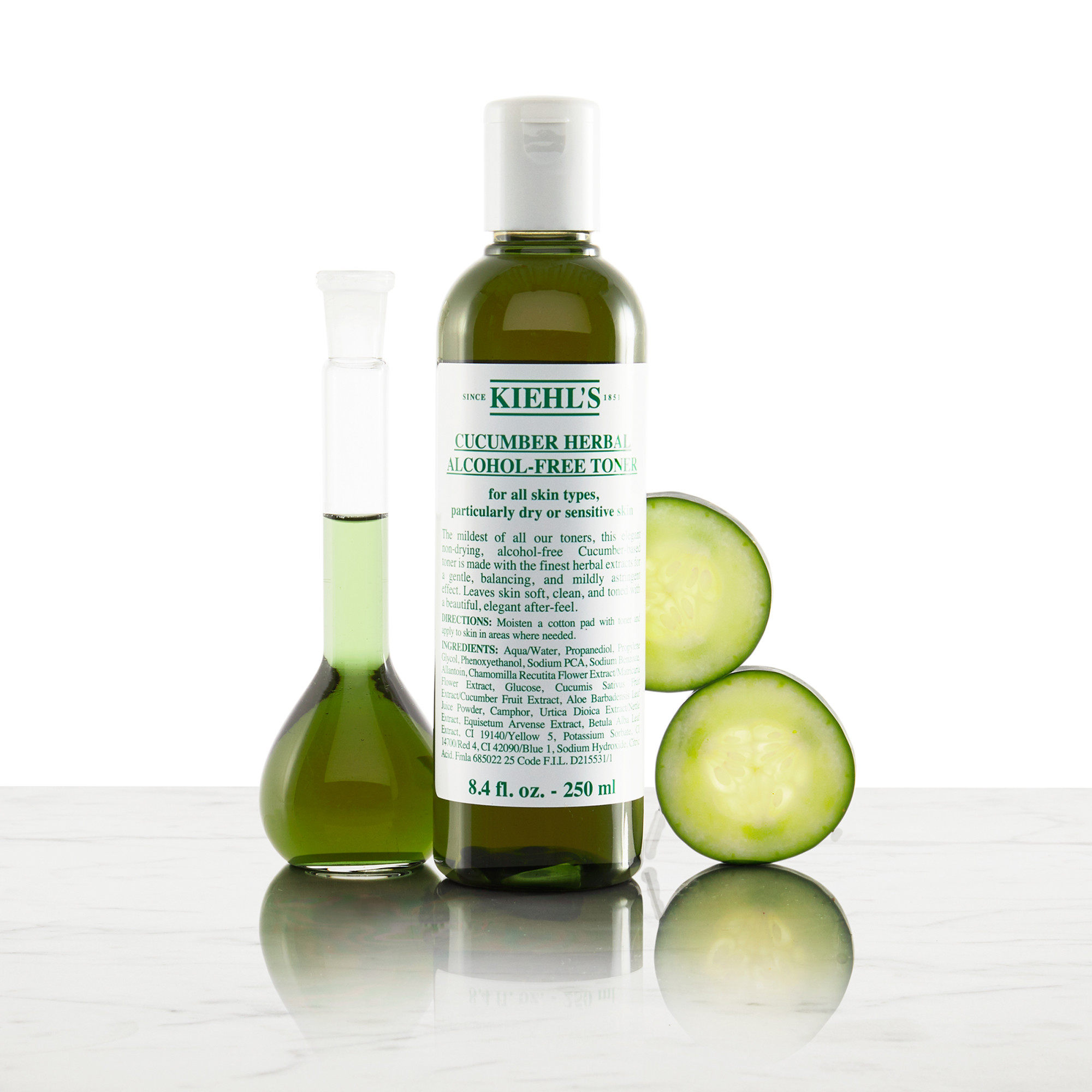 KIEHL'S Cucumber Herbal Toner Alcohol-Free Fl 250 ml