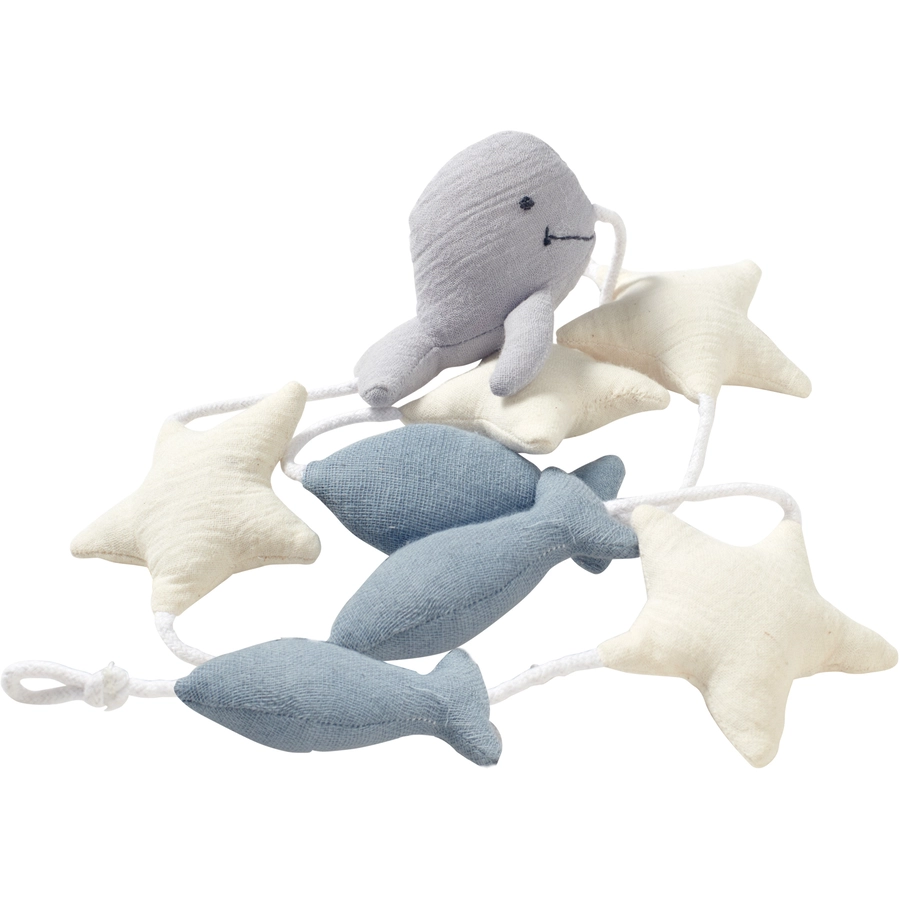 Nordic Coast Company Wandgirlande Musselin Wal Large