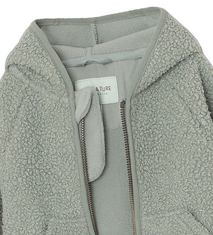 Mini A Ture Fleecejacke - Teddy - MatLiff - Pale Green