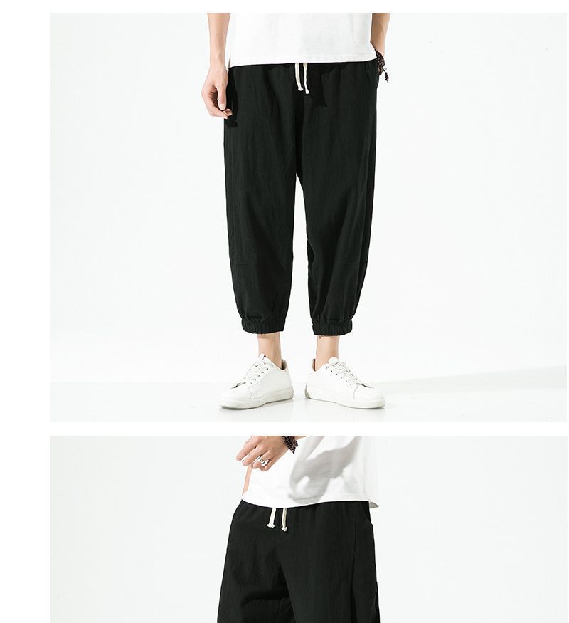 Lefitt - Effen Harem Cropped Broek