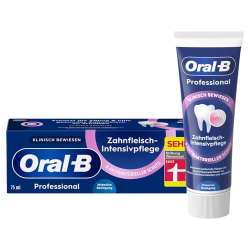 Oral-B Professional Zahnfleisch-Intensivpflege & Antibakterieller Schutz Zahncreme