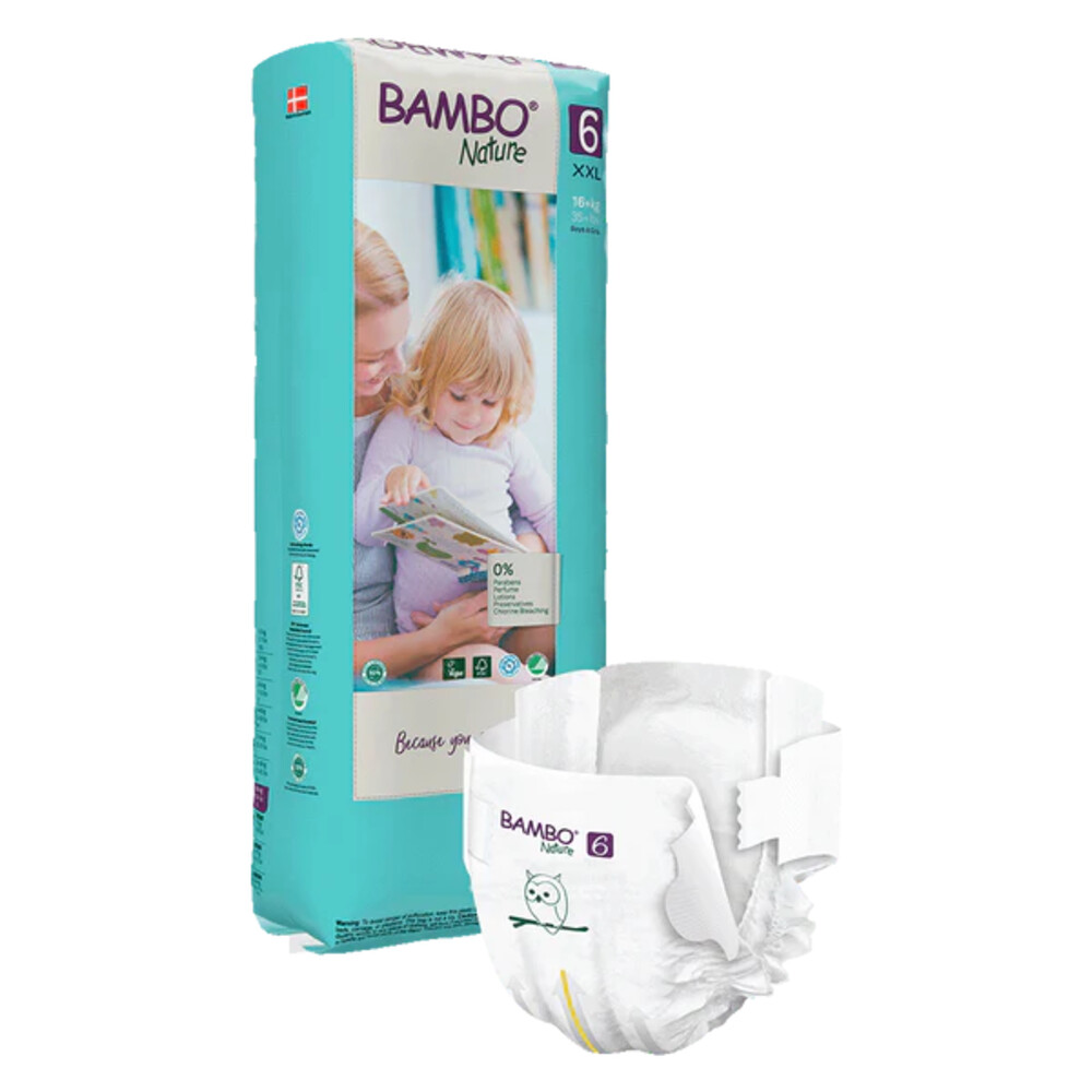 Bambo Nature Luiers Maat 6 (16-30 kg)40 stuks