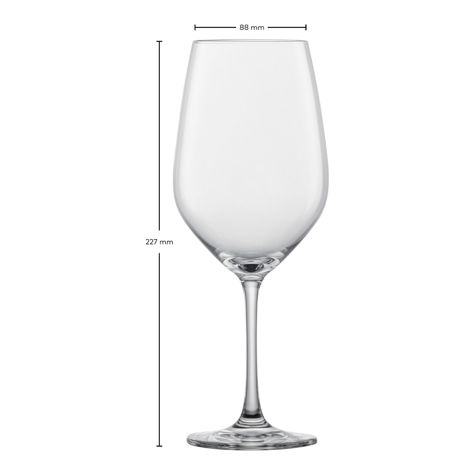 Schott Zwiesel Wassergläser / Rotweingläser Forté 530 ml 4er Set