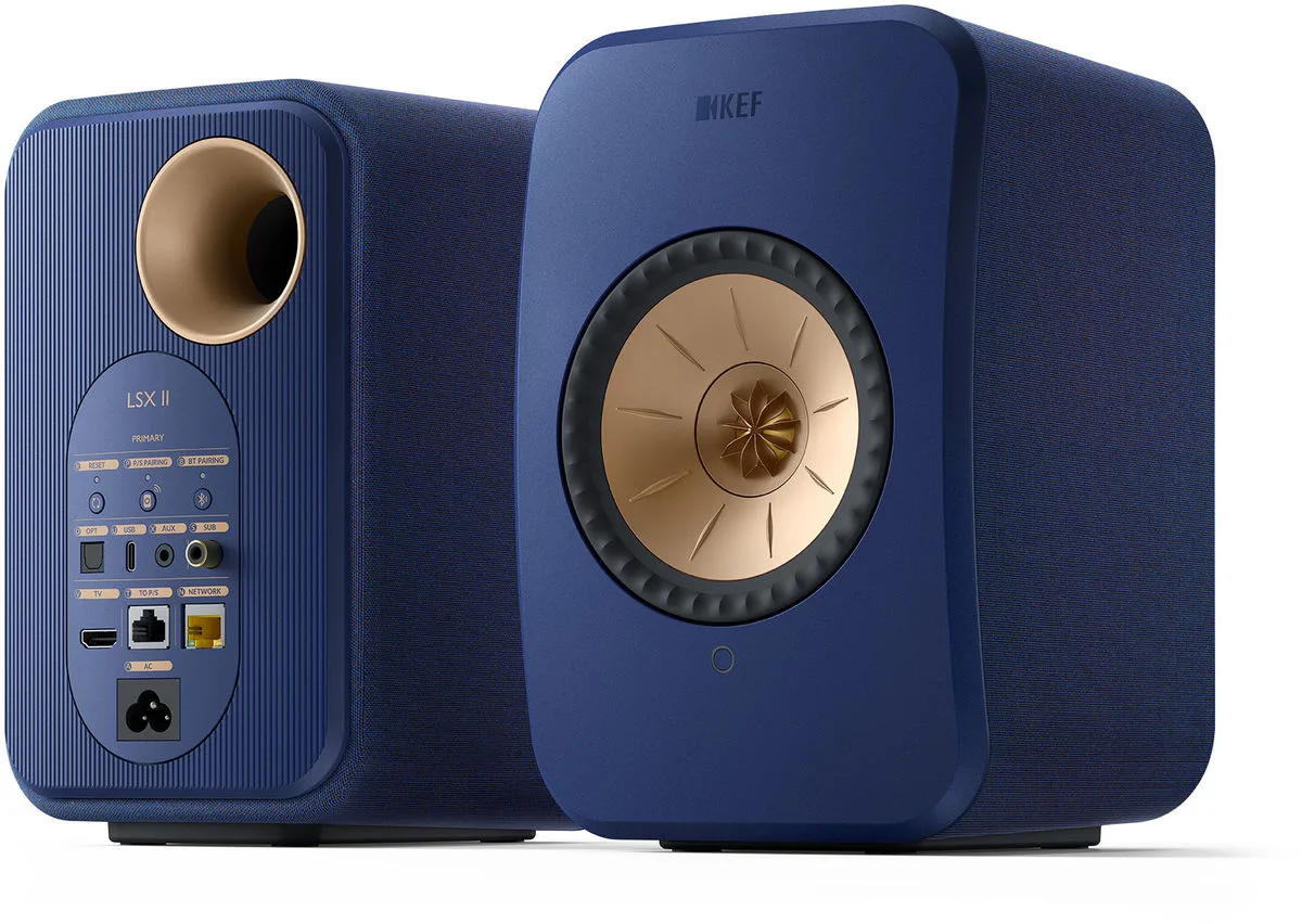 KEF LSX 2 Bleu   S1 Bleu Enceintes sans fil hi-fi