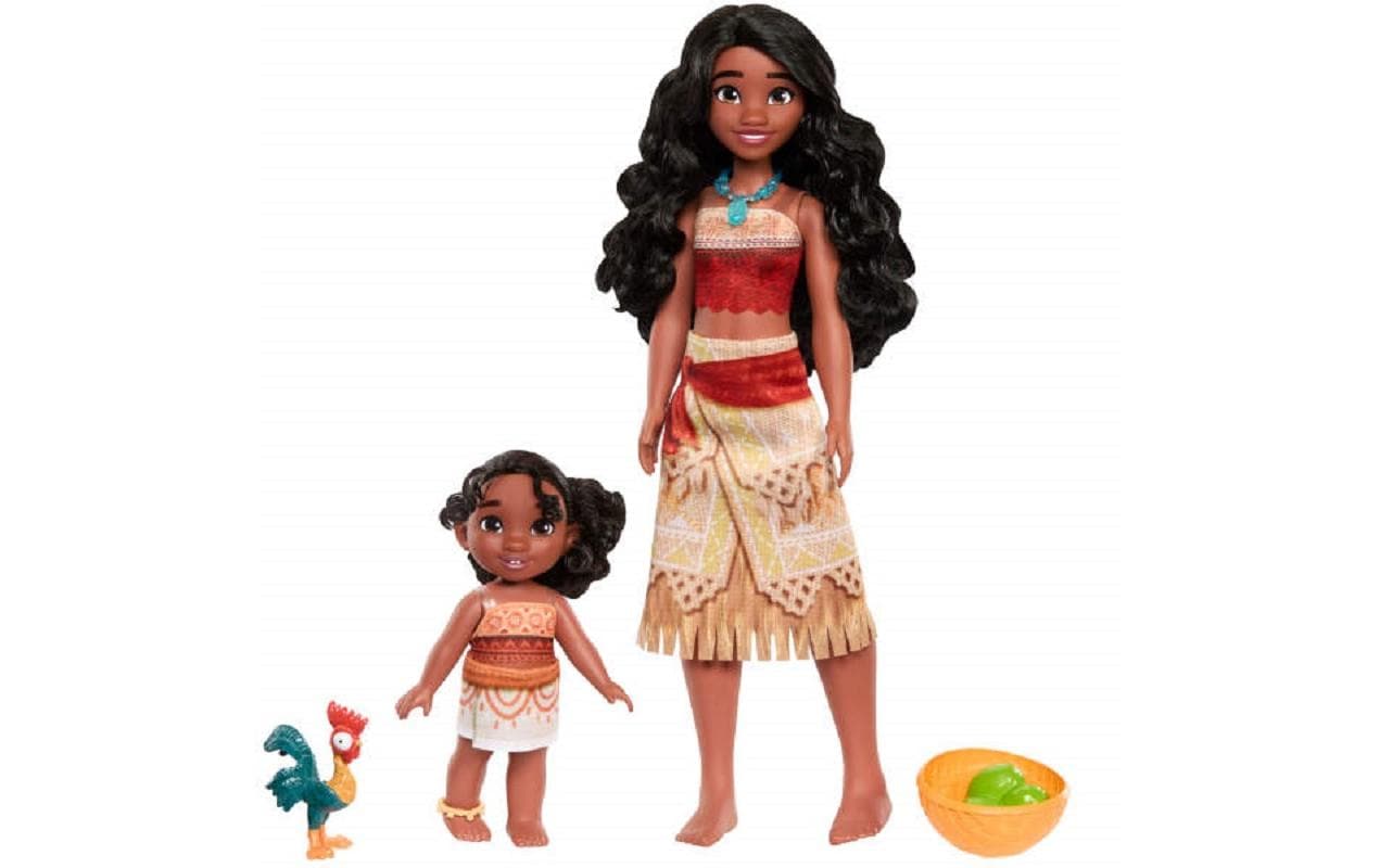 Puppe Disney Vaiana 2 Series MultipackSchwesternset Vaiana und Simea mit 2 Modepuppen und 3 Zubehörteilen