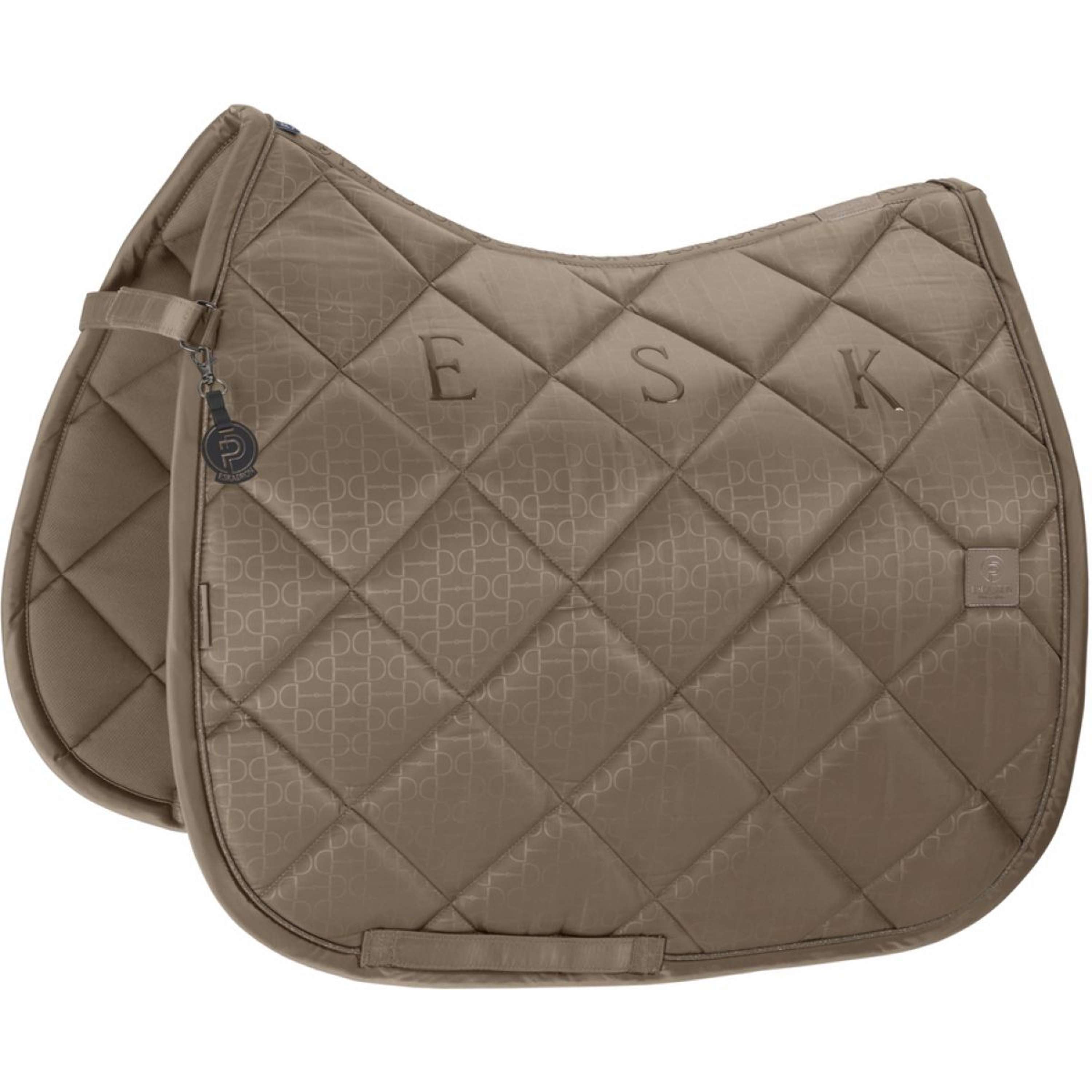 Eskadron Zadeldekje Glossy Bit Platinum '25 Dressuur Smoky Taupe
