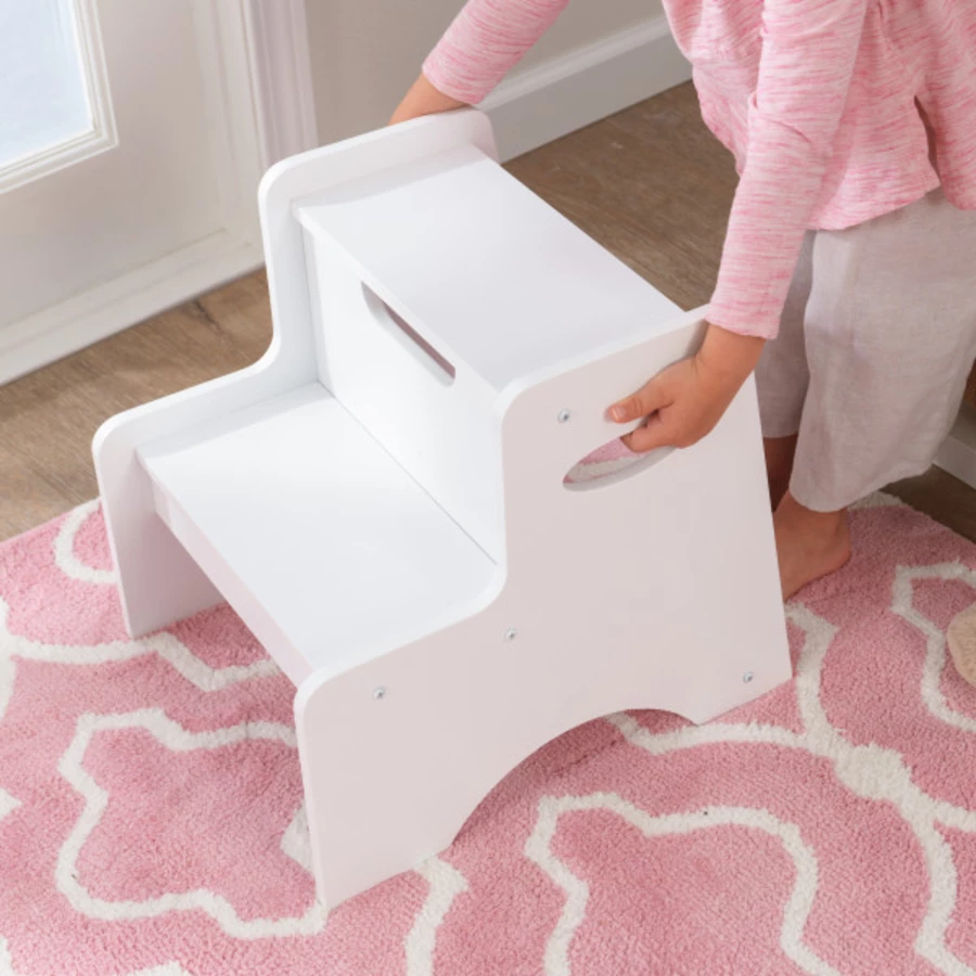 KidKraft® Zweistufige Trittleiter weiß