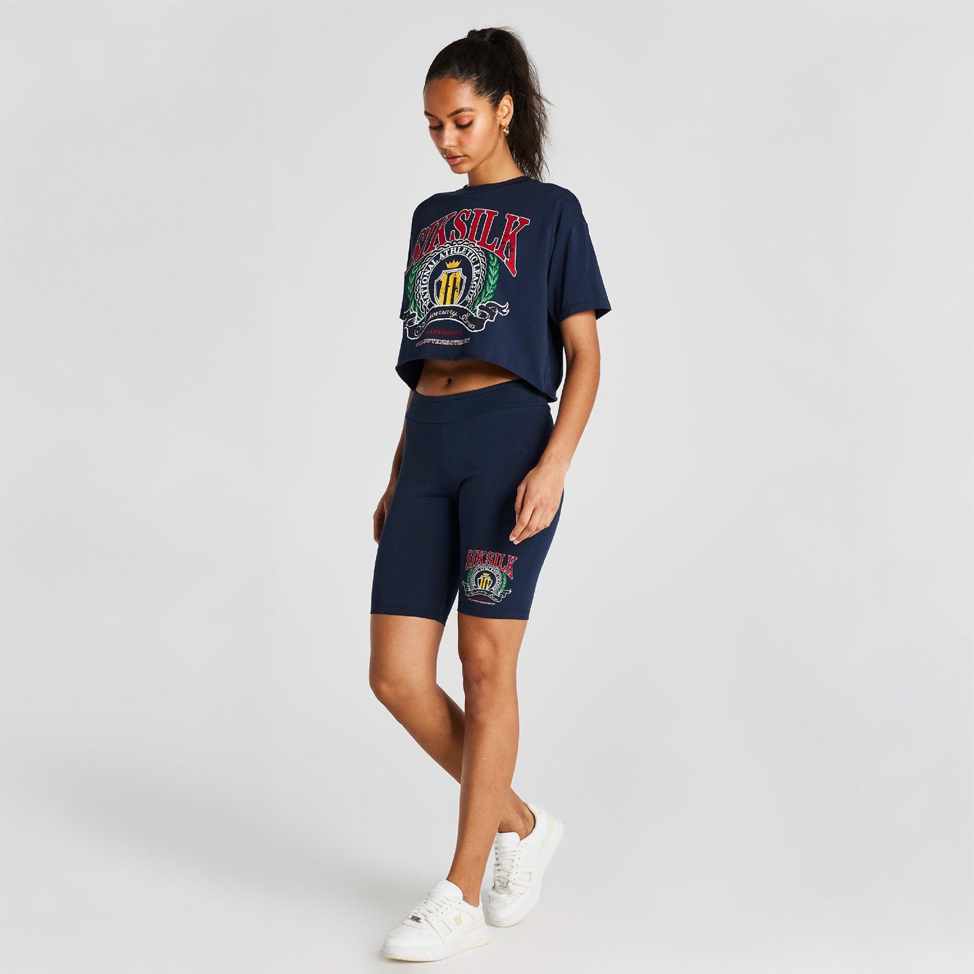 SikSilk SS Logo T Shirt Womens
