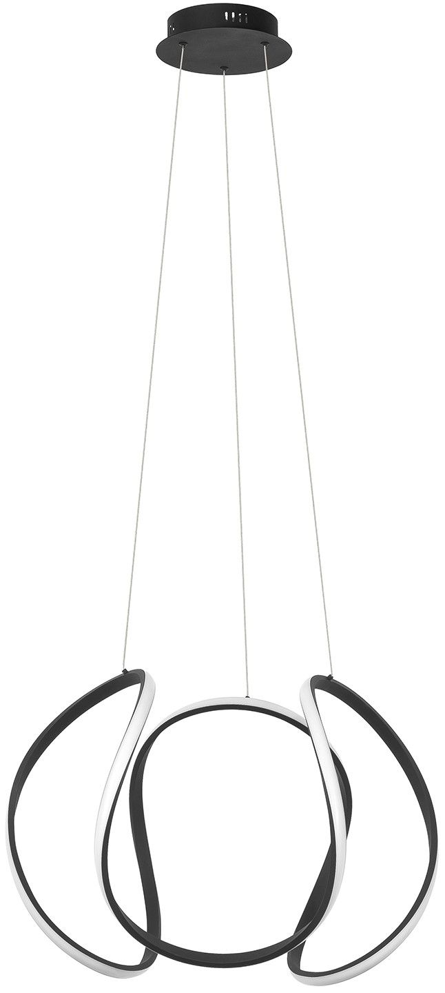 Hanglamp Zwart Kyra B70 x D70 cm