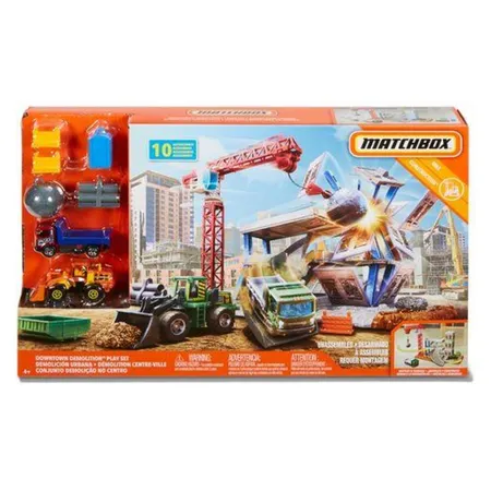 Hot Wheels Matchbox Downtown Demolition Spielset