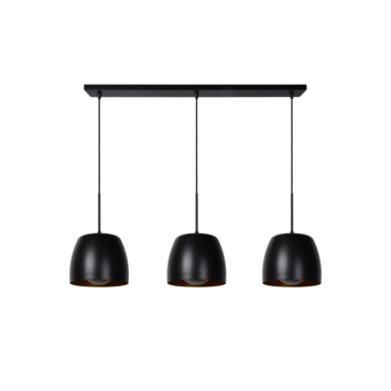 Lucide hanglamp Nolan zwart Ø24 cm