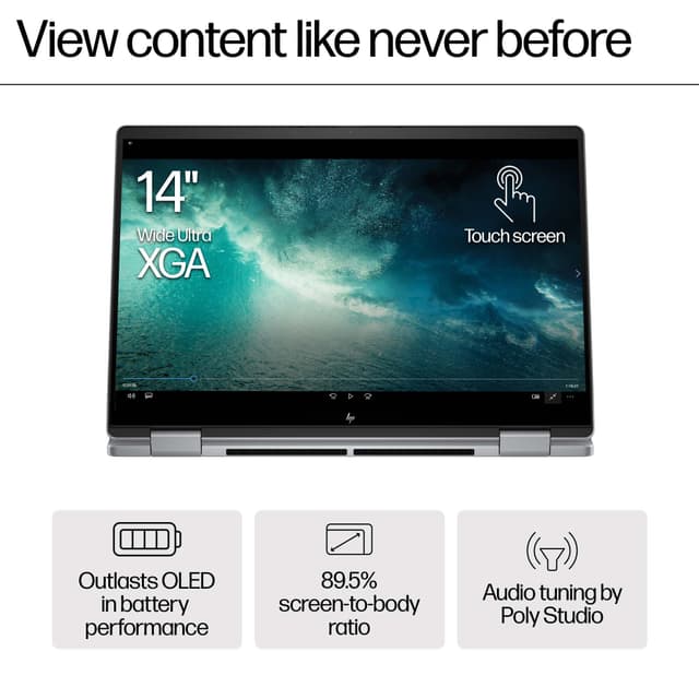 HP Envy X360 R5-8640HS/16/512GB 2-i-1 bærbar computer