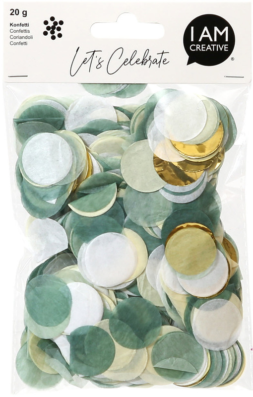 I AM CREATIVE Konfetti Mix, 20 g, mint