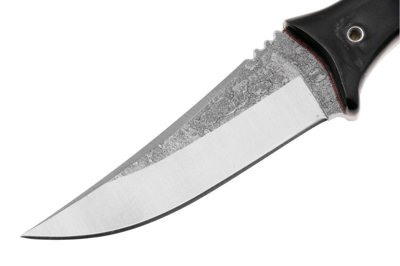 Condor Pandur CTK1818-4.52HC, Natural 1075 Carbon Steel, Black Paper Micarta, vaststaand mes, Tony Lennartz design