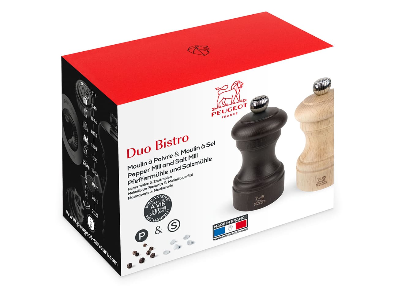 Duos Moulins Bistro - 10 cm - Peugeot
