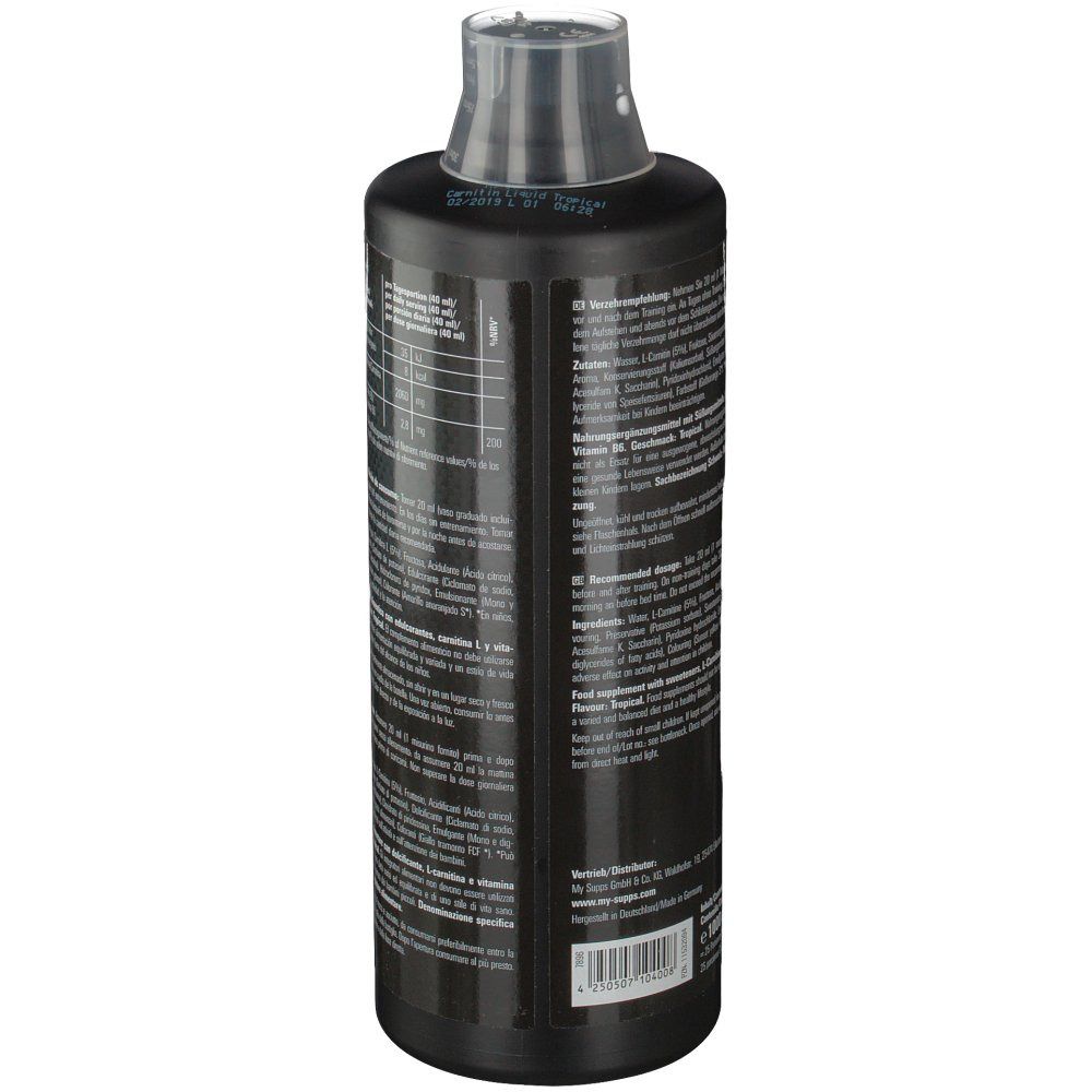 MySupps L-CARNITINE 2000 Liquid Tropical