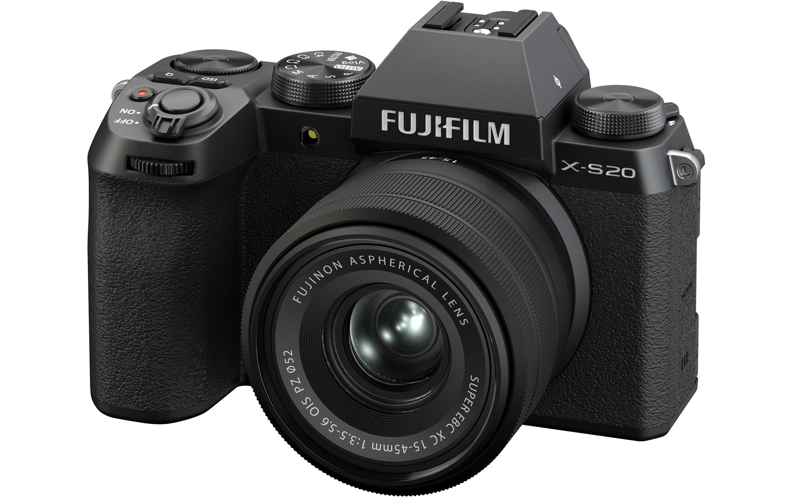 Fotokamera X-S20 XC 15-45 mm<br>Vielseitige Reisekamera mit Ki-Autofokus und langer Akkulaufzeit mit Objektiv