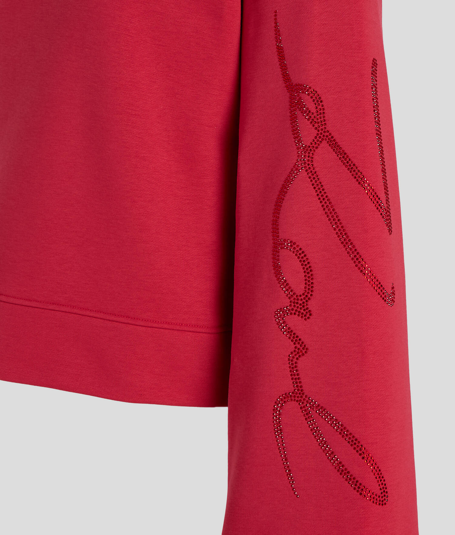 SWEAT-SHIRT KARL SIGNATURE À STRASS