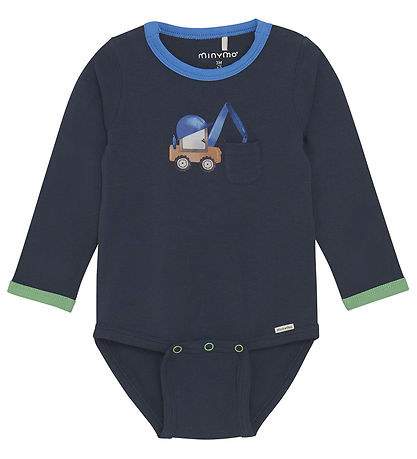 Minymo Body L/æ - Blue Nights m. Print