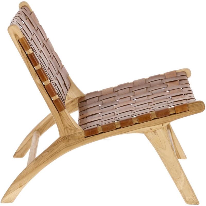 Fauteuil Calixta marron