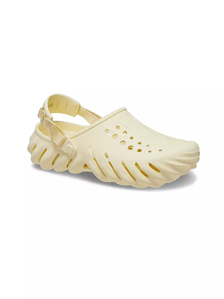 CROCS Pantoletten ECHO CLOG creme